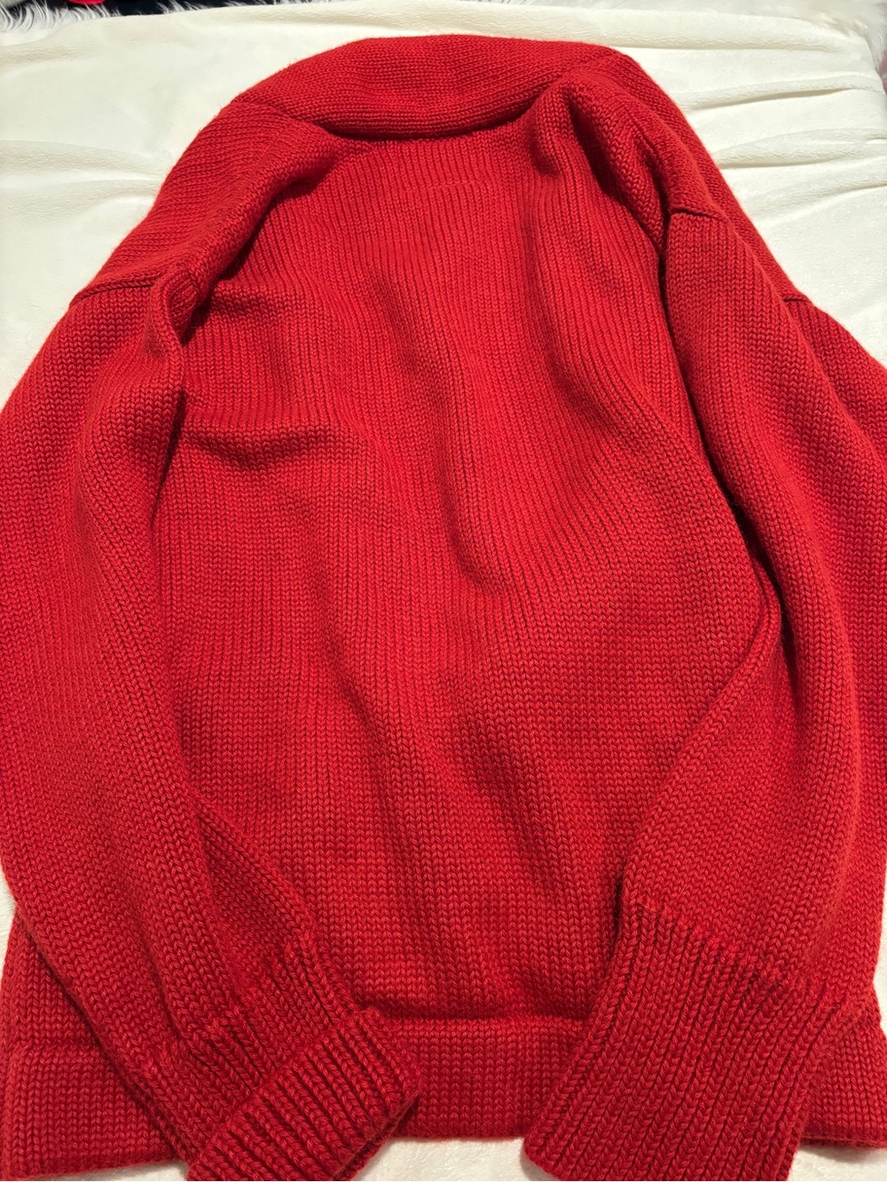 Cooperstown Collection Vintage Red 'Red Sox' Shawl Collar Cardigan - Picture 3 of 3